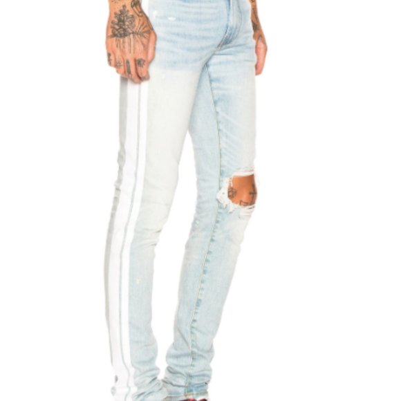 Amiri Broken Track Jeans 32 - Picture 11 of 13